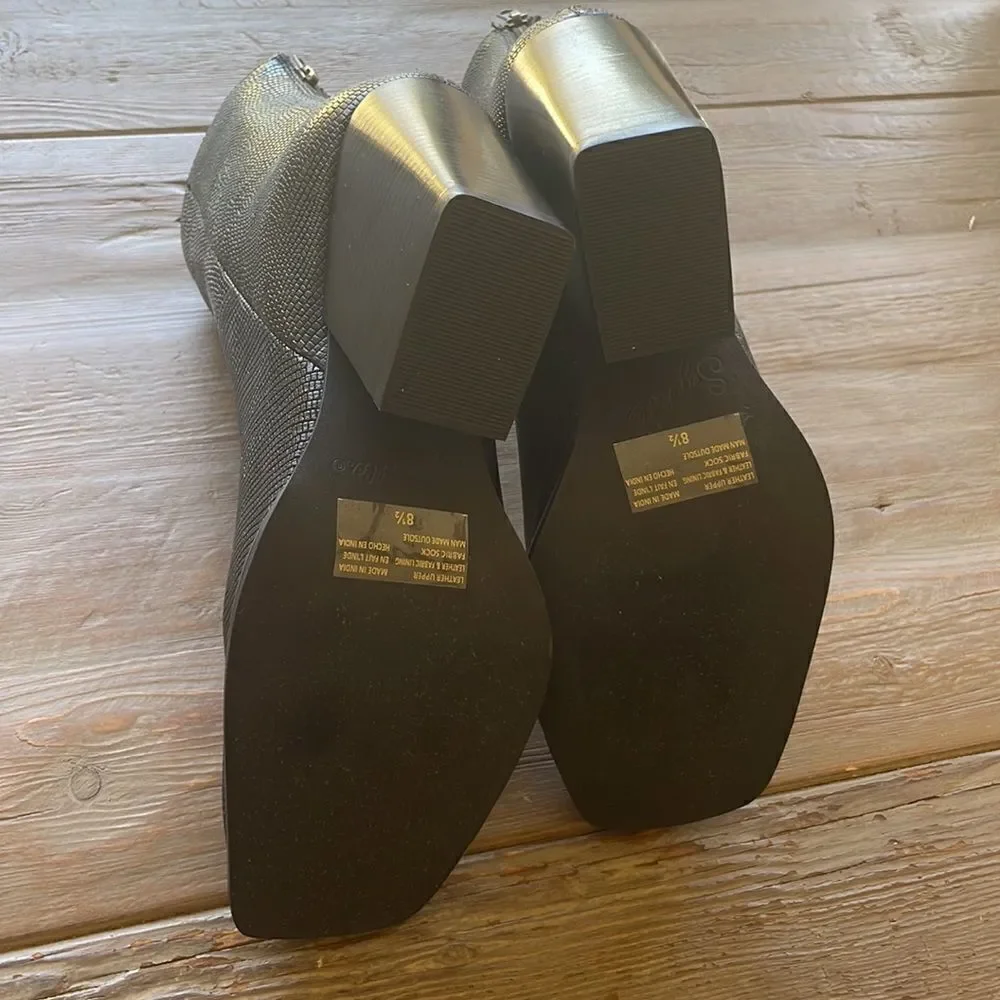 Free People Skylar Square Toe Ankle Boot US 8